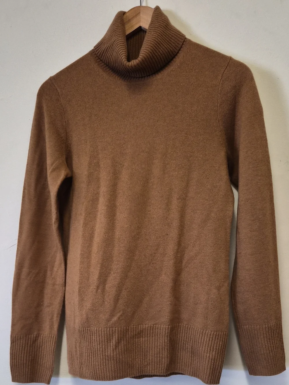 J. Crew Camel Brown Turtleneck Sweater Size M